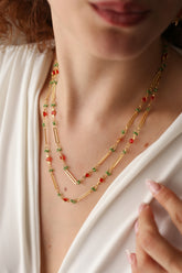 Natural Stone Collier